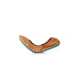 TIEKS 9 Chestnut Brown Leather Ballet Flats Women Size 9 *LOVELY*